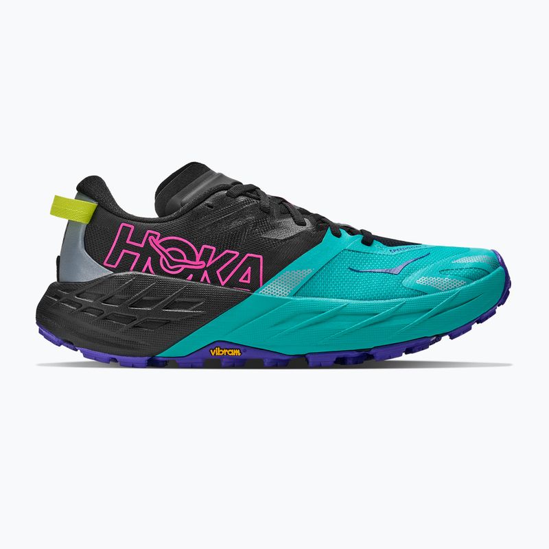 Кросівки для бігу жіночі HOKA Speedgoat 7 black/electric aqua 2
