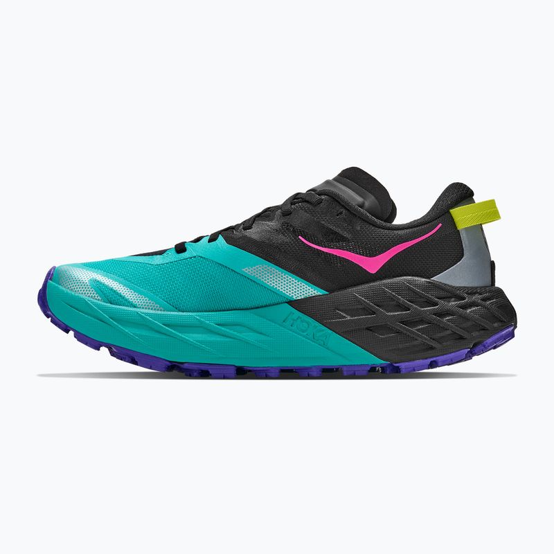 Кросівки для бігу жіночі HOKA Speedgoat 7 black/electric aqua 3