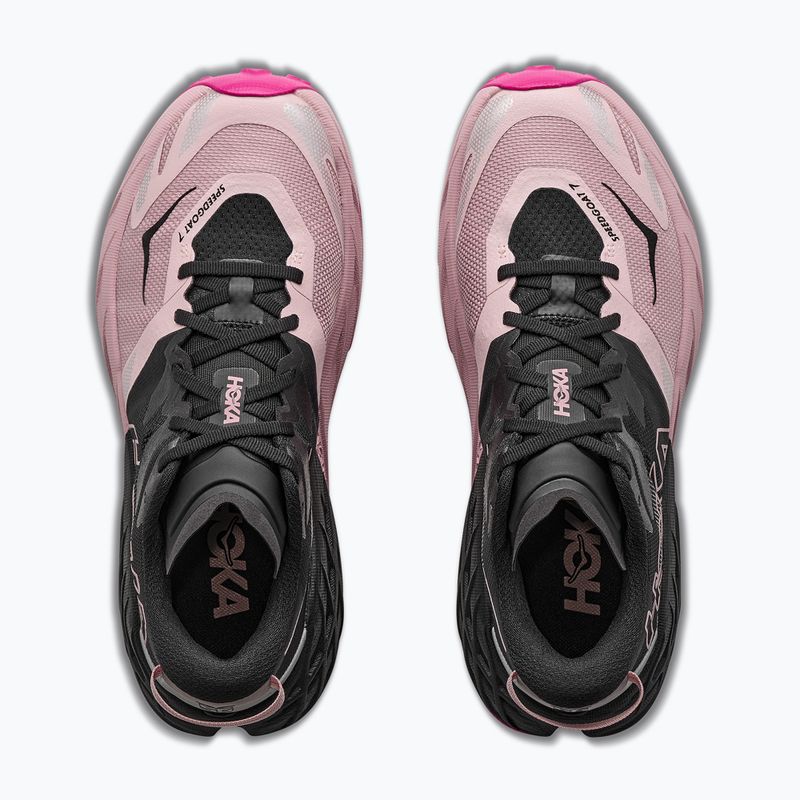 Кросівки для бігу жіночі HOKA Speedgoat 7 black/pink opal 8