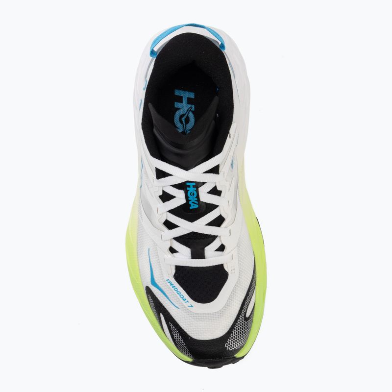 Кросівки для бігу жіночі HOKA Speedgoat 7 frost/neon yuzu 5