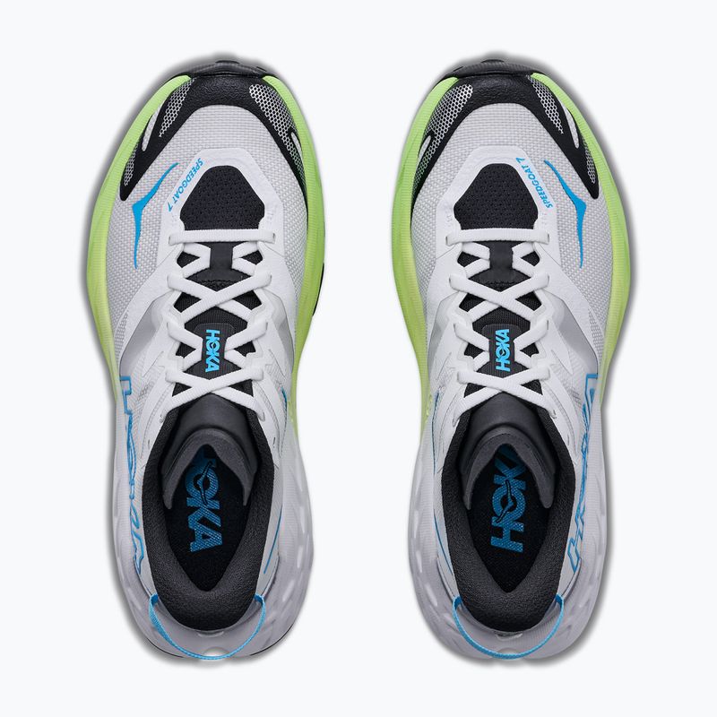 Кросівки для бігу жіночі HOKA Speedgoat 7 frost/neon yuzu 8