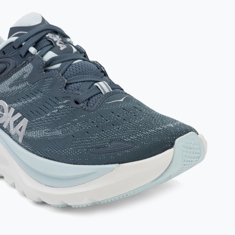 Кросівки для бігу жіночі HOKA Gaviota 6 faded navy/glimmering blue 7