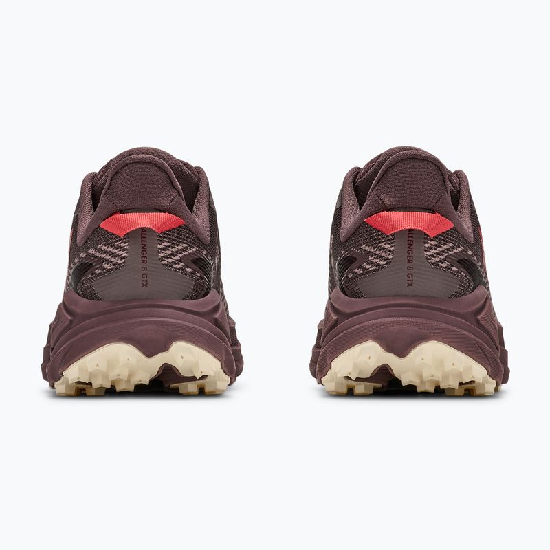 Кросівки для бігу жіночі HOKA Challenger 8 GTX black/varsity burgundy 4