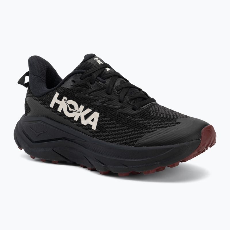 Кросівки для бігу жіночі HOKA Challenger 8 GTX black/varsity burgundy