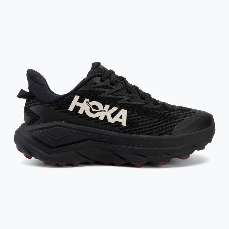 Кросівки для бігу жіночі HOKA Challenger 8 GTX black/varsity burgundy 2
