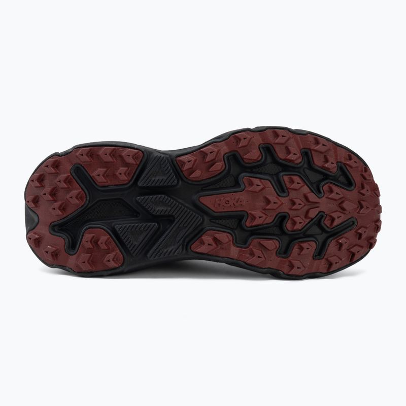 Кросівки для бігу жіночі HOKA Challenger 8 GTX black/varsity burgundy 4
