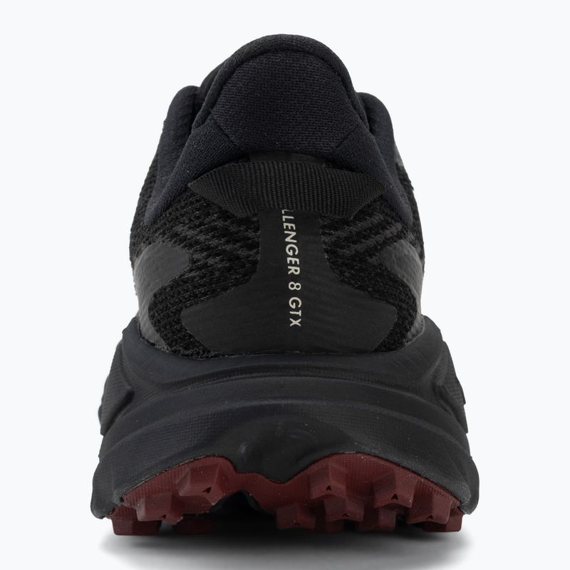 Кросівки для бігу жіночі HOKA Challenger 8 GTX black/varsity burgundy 6