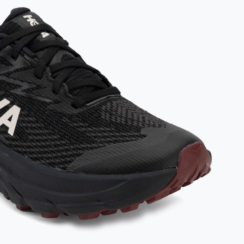 Кросівки для бігу жіночі HOKA Challenger 8 GTX black/varsity burgundy 7