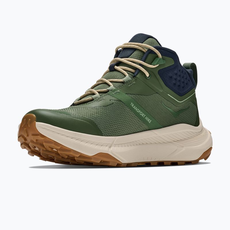 Взуття трекінгове чоловіче HOKA Transport Hike GTX nettle leaf/alabaster 4
