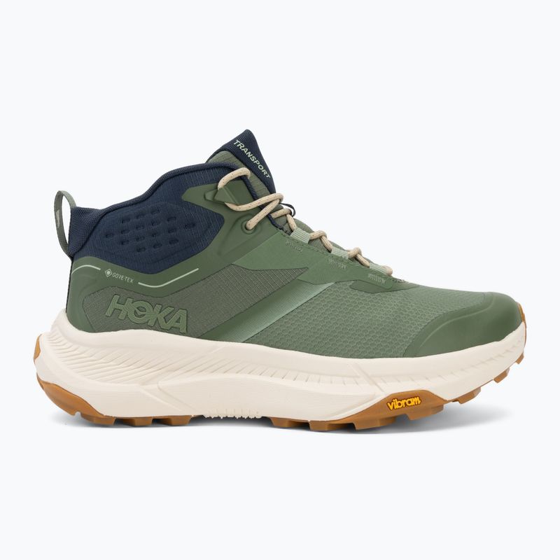 Взуття трекінгове чоловіче HOKA Transport Hike GTX nettle leaf/alabaster 2