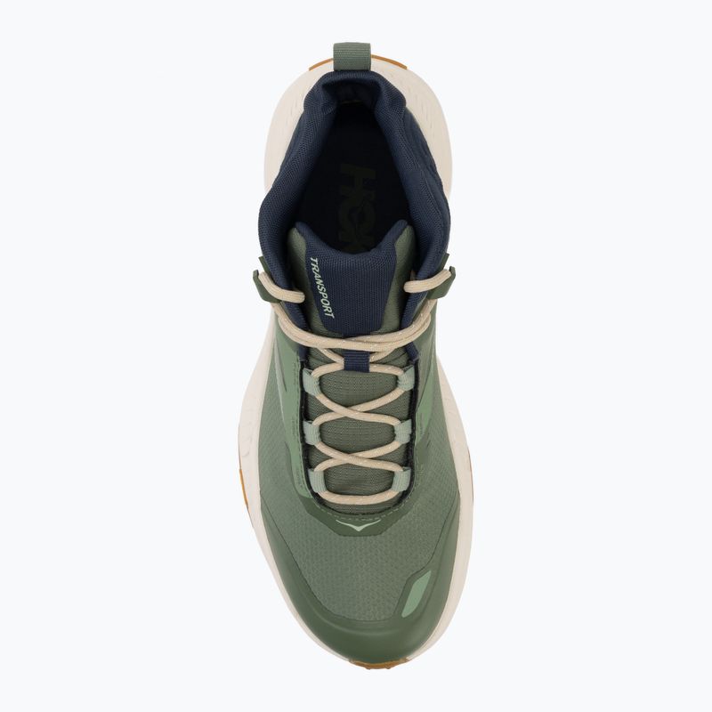 Взуття трекінгове чоловіче HOKA Transport Hike GTX nettle leaf/alabaster 5