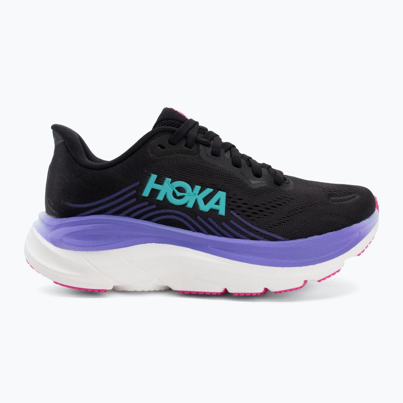 Кросівки для бігу жіночі Hoka Clifton 11 black/neon nebula 2