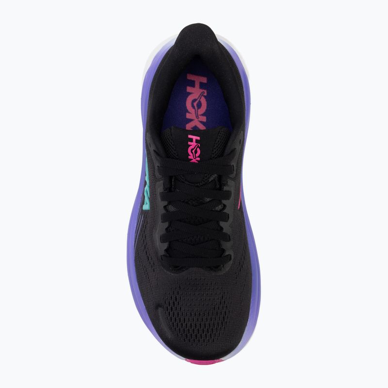 Кросівки для бігу жіночі Hoka Clifton 11 black/neon nebula 5
