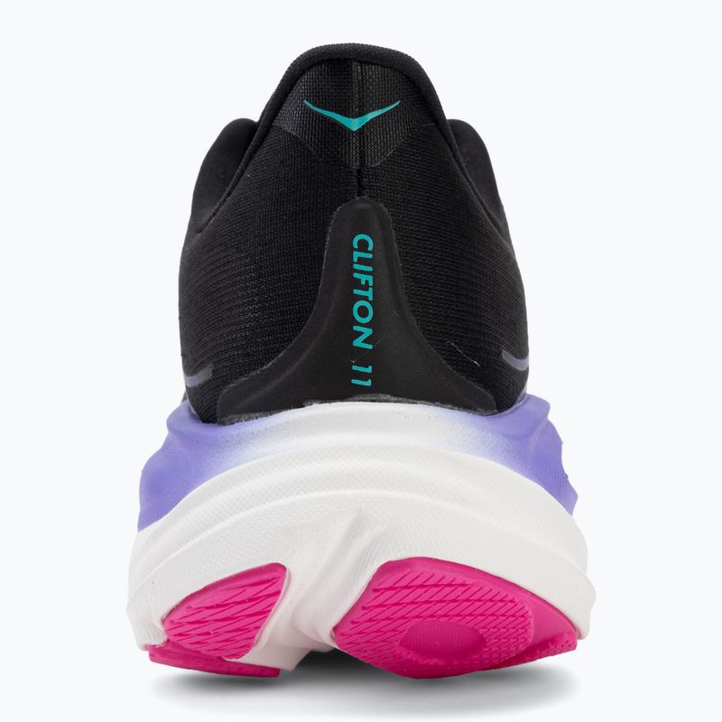 Кросівки для бігу жіночі Hoka Clifton 11 black/neon nebula 6