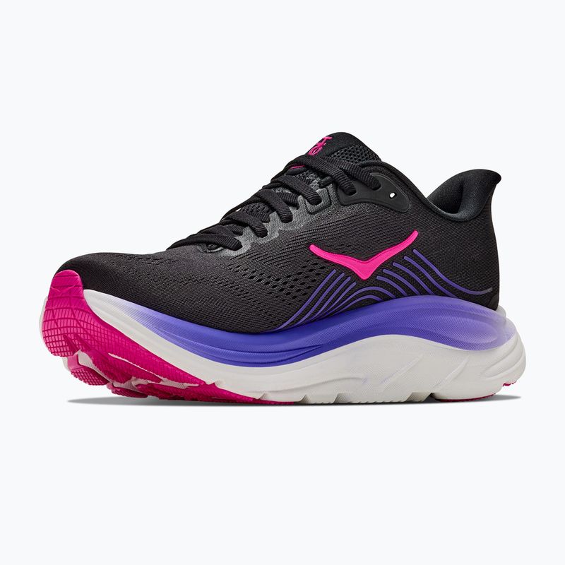 Кросівки для бігу жіночі Hoka Clifton 11 black/neon nebula 2