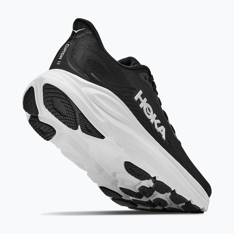 Кросівки для бігу жіночі Hoka Clifton 11 black/white 3