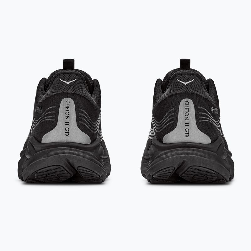 Кросівки для бігу чоловічі HOKA Clifton 11 GTX black/black 4