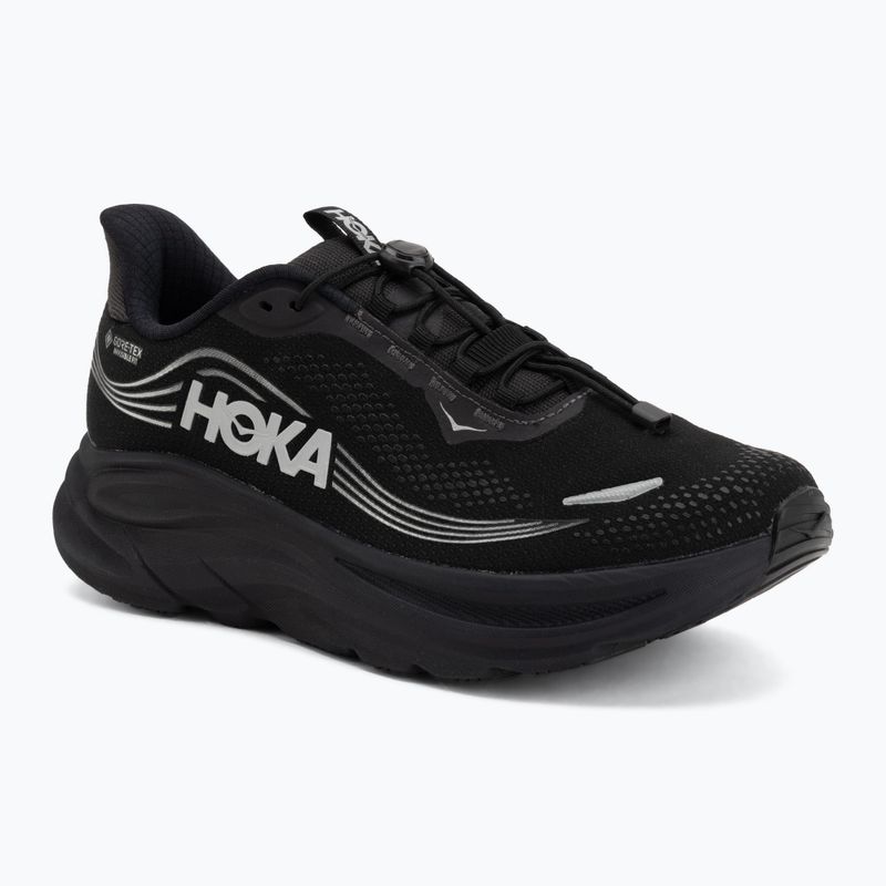 Кросівки для бігу чоловічі HOKA Clifton 11 GTX black/black