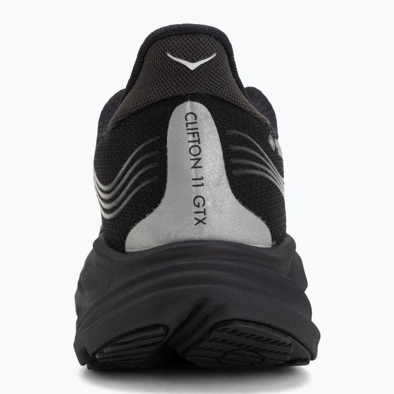 Кросівки для бігу чоловічі HOKA Clifton 11 GTX black/black 6