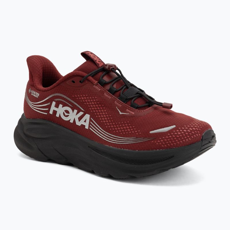 Кросівки для бігу чоловічі HOKA Clifton 11 GTX varsity burgundy/carbon black