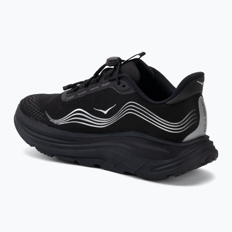 Кросівки для бігу жіночі HOKA Clifton 11 GTX black/black 3