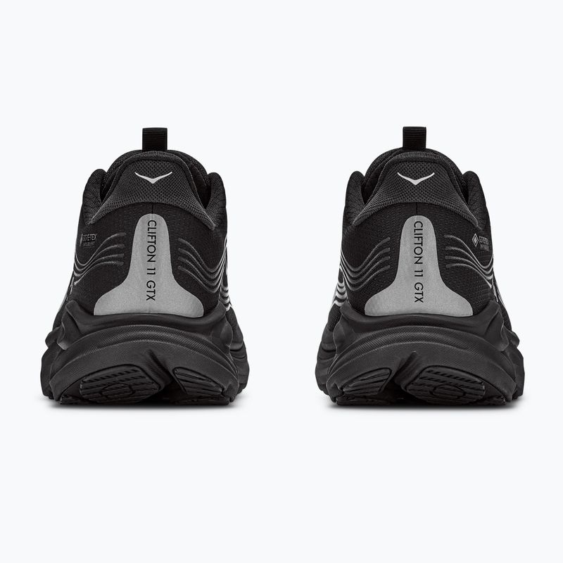Кросівки для бігу жіночі HOKA Clifton 11 GTX black/black 4