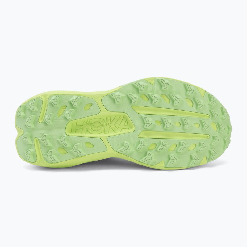 Кросівки для бігу жіночі HOKA Torrent 5 frost/neon yuzu 4