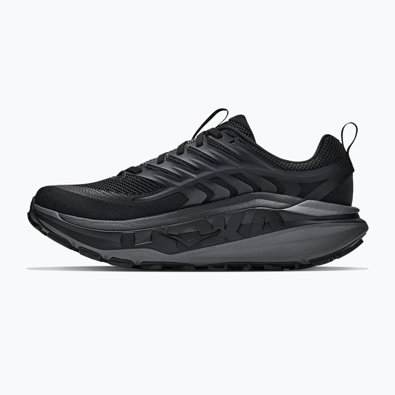 Кросівки для бігу чоловічі HOKA Stinson 8 black/outer orbit 3