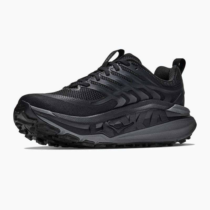 Кросівки для бігу чоловічі HOKA Stinson 8 black/outer orbit 4
