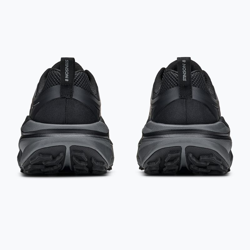 Кросівки для бігу чоловічі HOKA Stinson 8 black/outer orbit 6