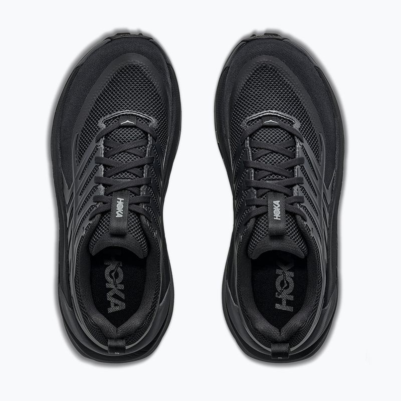 Кросівки для бігу чоловічі HOKA Stinson 8 black/outer orbit 8