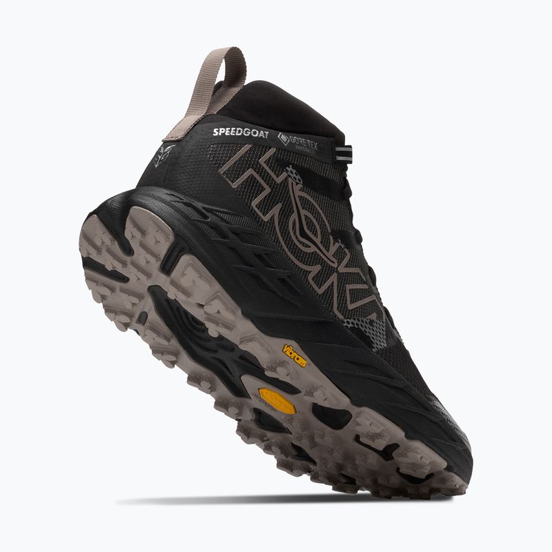 Кросівки для бігу чоловічі HOKA Speedgoat 7 Hike GTX black/ebble grey 5