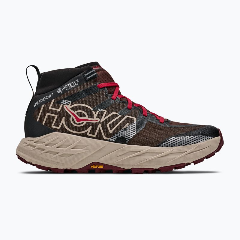 Кросівки для бігу чоловічі HOKA Speedgoat 7 Hike GTX spiced chocolate/river rock grey 2
