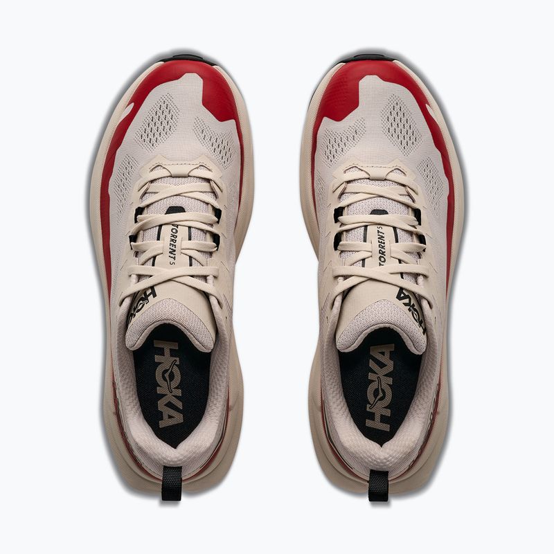 Кросівки для бігу чоловічі HOKA Torrent 5 river rock grey/red agate 8