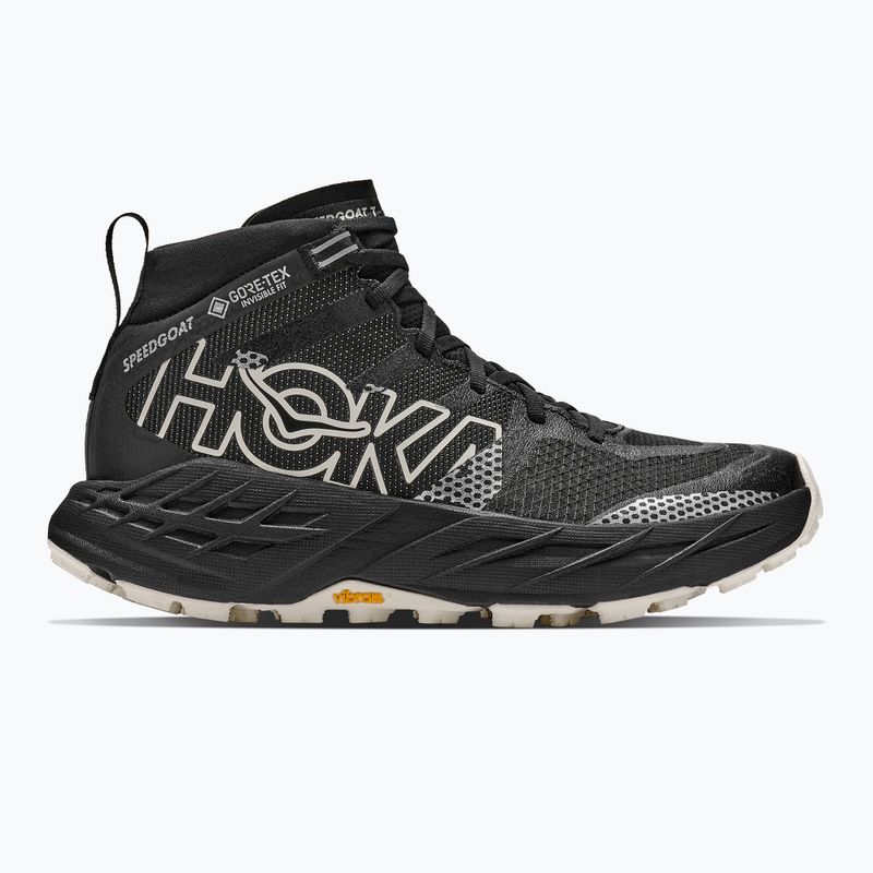 Кросівки для бігу жіночі HOKA Speedgoat 7 Hike GTX black/alabaster 2