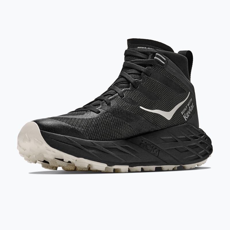 Кросівки для бігу жіночі HOKA Speedgoat 7 Hike GTX black/alabaster 4