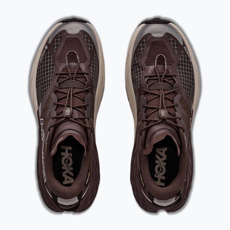 Кросівки для бігу чоловічі HOKA Speedgoat 7 GTX spiced chocolate/river rock grey 8