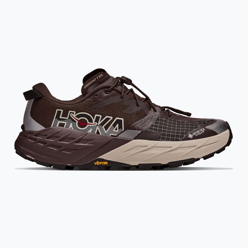 Кросівки для бігу чоловічі HOKA Speedgoat 7 GTX Wide spiced chocolate/river rock grey 2