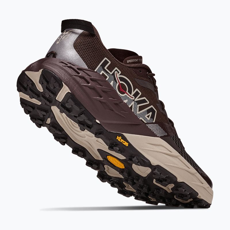 Кросівки для бігу чоловічі HOKA Speedgoat 7 GTX Wide spiced chocolate/river rock grey 5