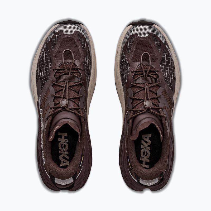 Кросівки для бігу чоловічі HOKA Speedgoat 7 GTX Wide spiced chocolate/river rock grey 8