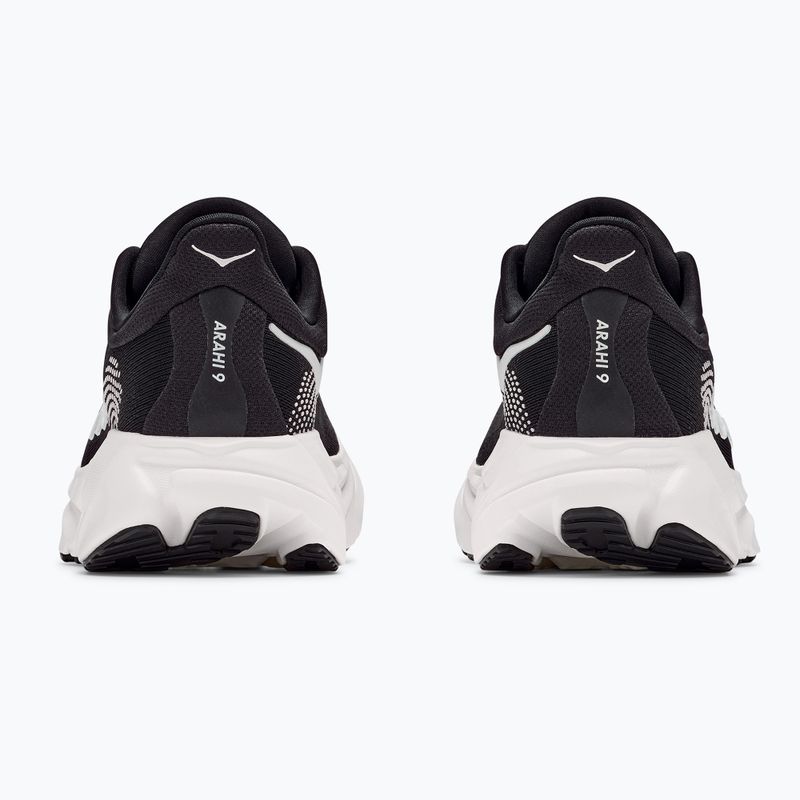 Кросівки для бігу чоловічі HOKA Arahi 9 Wide black/white 4