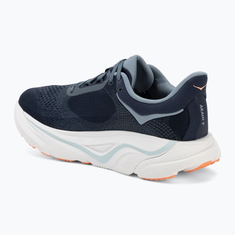 Кросівки для бігу жіночі HOKA Arahi 9 Wide varsity navy/faded navy 3