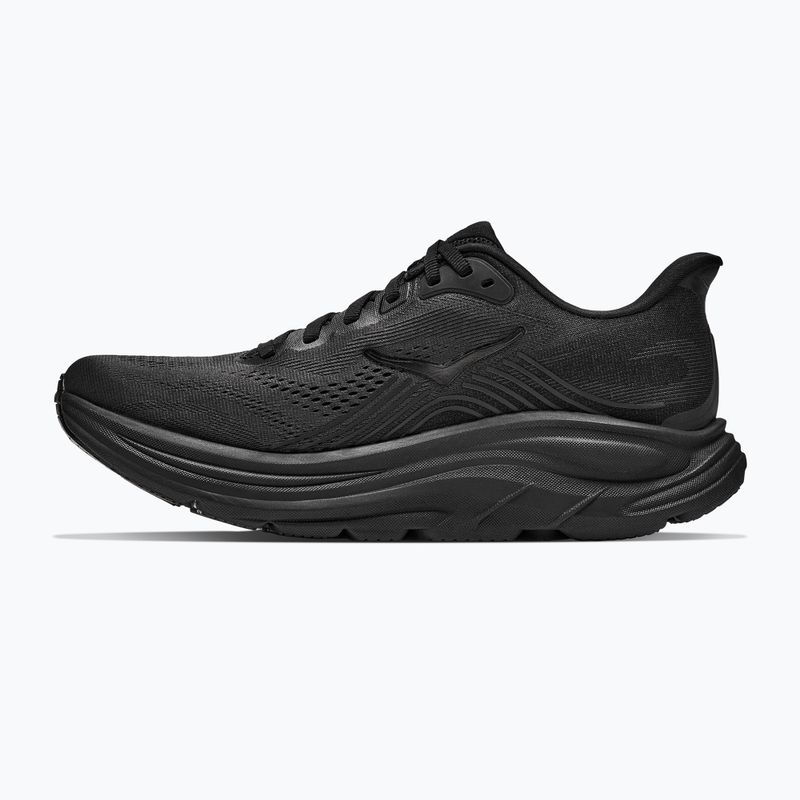Кросівки для бігу чоловічі HOKA Clifton 11 Wide black/black 3