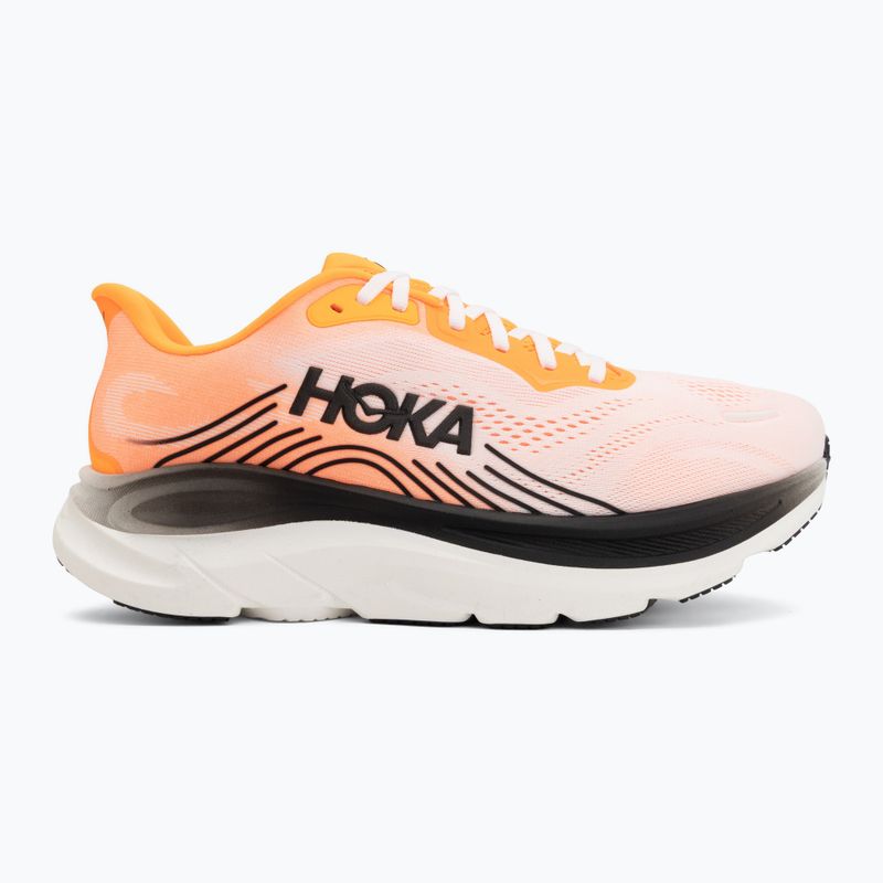 Кросівки для бігу чоловічі HOKA Clifton 11 Wide neon tangerine/frost 2