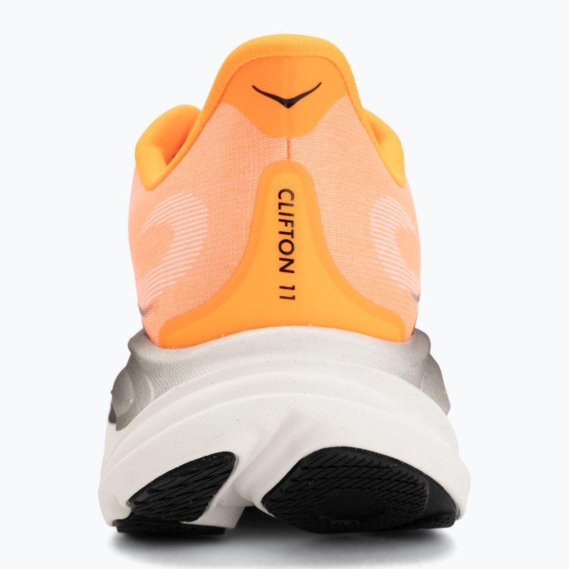 Кросівки для бігу чоловічі HOKA Clifton 11 Wide neon tangerine/frost 6