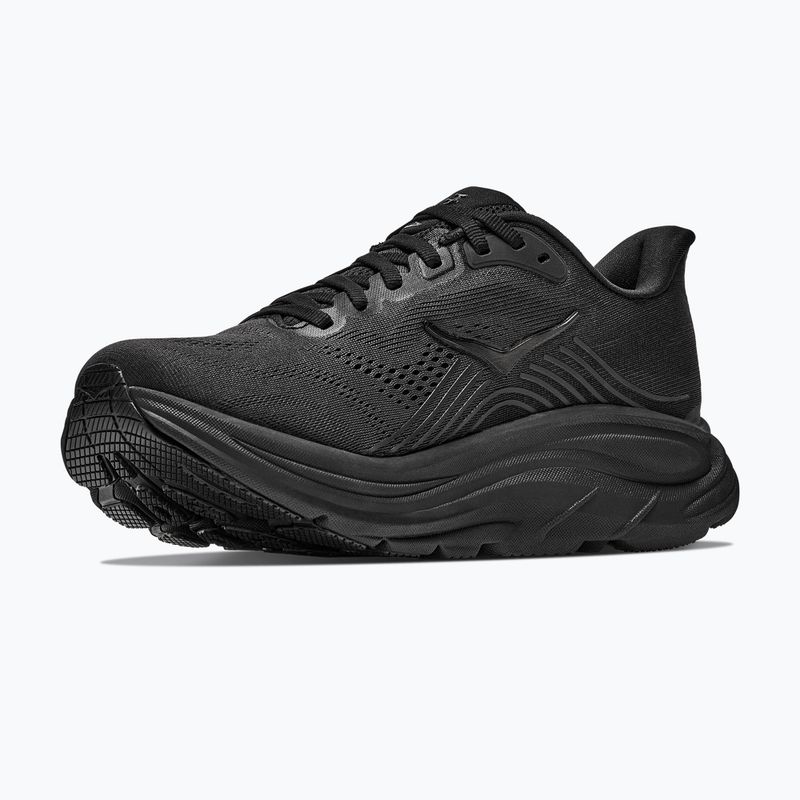 Кросівки для бігу чоловічі HOKA Clifton 11 X-Wide black/black 4