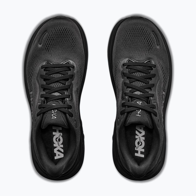 Кросівки для бігу чоловічі HOKA Clifton 11 X-Wide black/black 8
