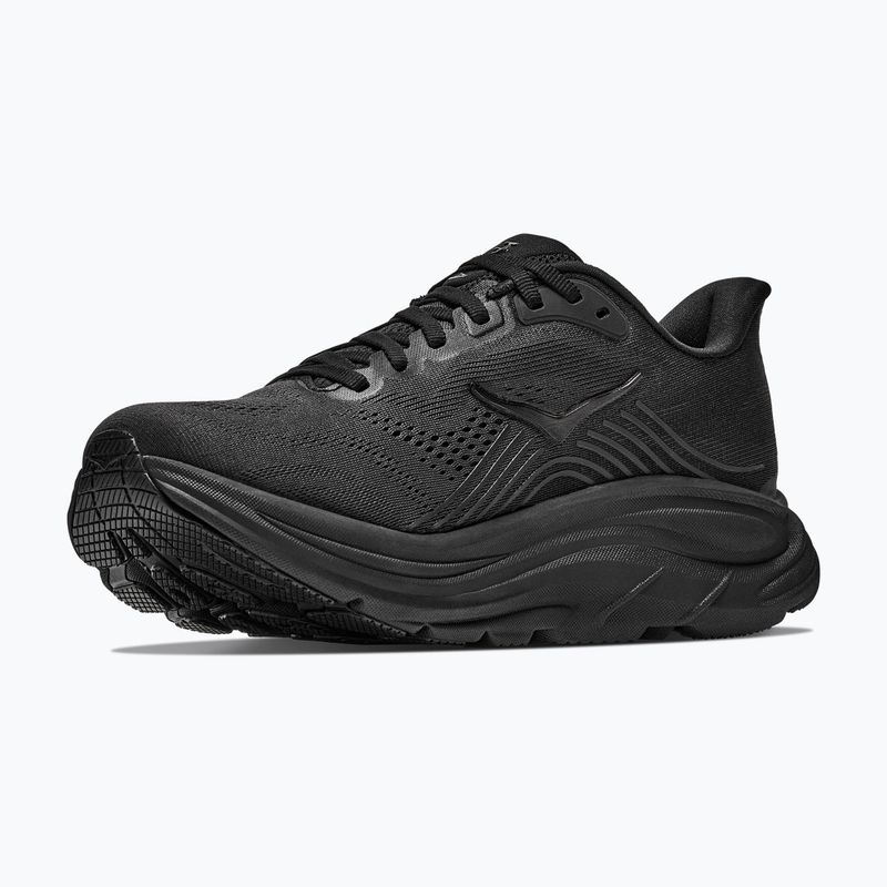 Кросівки для бігу жіночі HOKA Clifton 11 X-Wide black/black 4