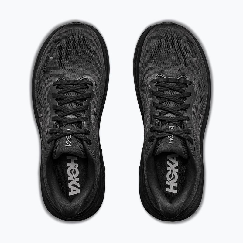 Кросівки для бігу жіночі HOKA Clifton 11 X-Wide black/black 8