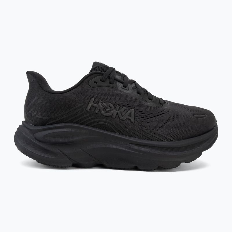Кросівки для бігу жіночі HOKA Clifton 11 X-Wide black/black 2
